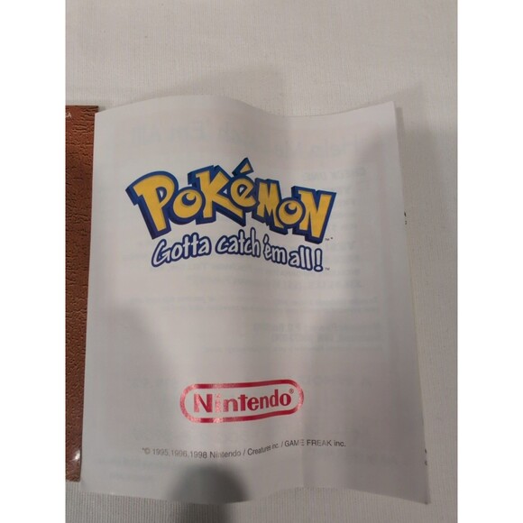 Pokémon Yellow Version: Special Pikachu Edition Authentic Box + Inserts Original - Picture 6 of 6